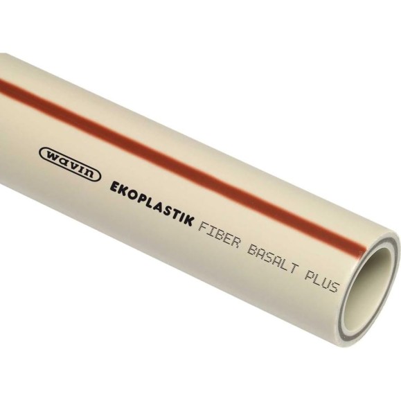 Труба WAVIN EKOPLASTIK 75/8.4 FIBER BASALT PLUS STRFB075TRCT