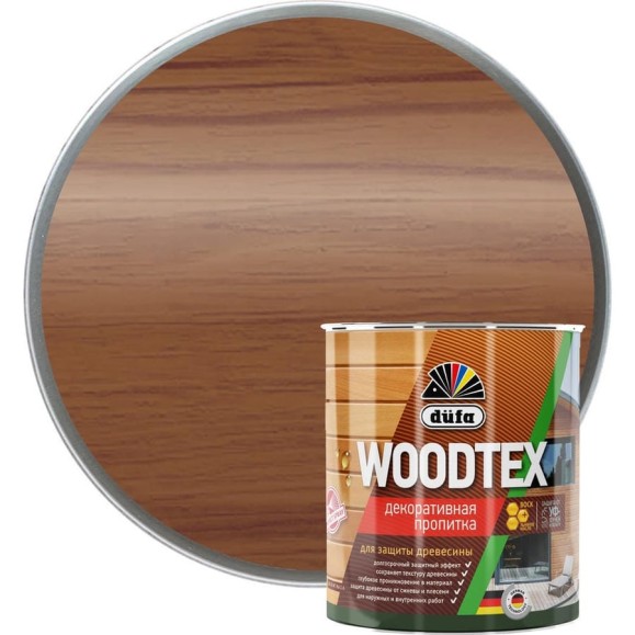 Пропитка Dufa Wood Tex махагон, 0.9 л Н0000006082 Пропитка Dufa Wood Tex махагон, 0.9 л Н0000006082