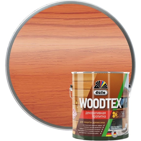 Пропитка Dufa Wood Tex рябина, 3 л Н0000006085 Пропитка Dufa Wood Tex рябина, 3 л Н0000006085