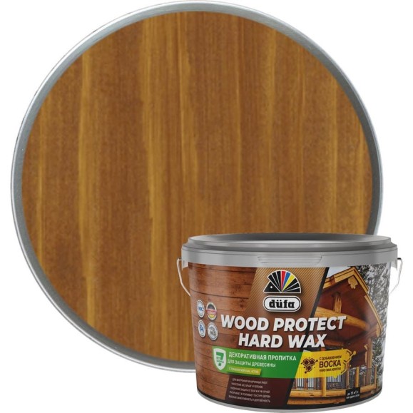 Пропитка Dufa WOOD PROTECT HARD WAX бук, 2.5 л МП00-010456