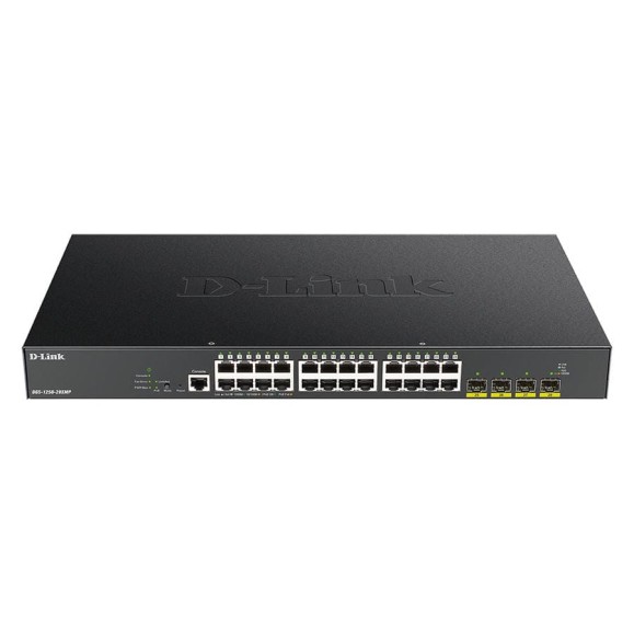 Настраиваемый коммутатор 2 уровня d-link с 24 портами и 4 портами 10gbase-x sfp+ (24 порта с поддержкой poe 802.3af/802.3at 30 Вт DGS-1250-28XMP/A1A Настраиваемый коммутатор 2 уровня d-link с 24 портами и 4 портами 10gbase-x sfp+ (24 порта с поддержкой poe 802.3af/802.3at 30 Вт DGS-1250-28XMP/A1A
