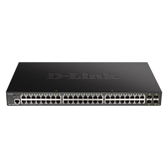 Настраиваемый коммутатор 2 уровня d-link с 48 портами и 4 портами 10gbase-x sfp+ (48 портов с поддержкой poe 802.3af/802.3at DGS-1250-52XMP/A1A Настраиваемый коммутатор 2 уровня d-link с 48 портами и 4 портами 10gbase-x sfp+ (48 портов с поддержкой poe 802.3af/802.3at DGS-1250-52XMP/A1A