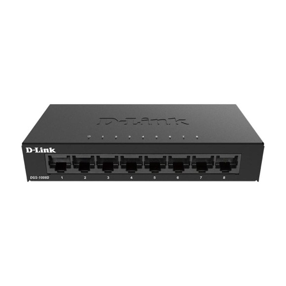 Неуправляемый коммутатор d-link с 8 портами 10/100/1000 base-t и функцией энергосбережения DGS-1008D/K2A Неуправляемый коммутатор d-link с 8 портами 10/100/1000 base-t и функцией энергосбережения DGS-1008D/K2A
