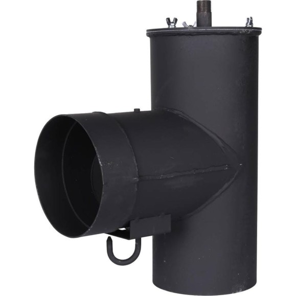 Патрубок дымохода ROMMER Rsb-1110-041395 вертикальный, d=150, l=304, h=396 RG008VCUNEGMO8 Патрубок дымохода ROMMER Rsb-1110-041395 вертикальный, d=150, l=304, h=396 RG008VCUNEGMO8