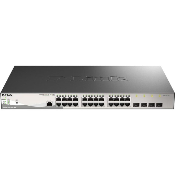 Proj управляемый l2 коммутатор d-link с 24 портами 10/100/1000base-t и 4 портами 1000base-x sfp DGS-1210-28MP/ME/B2A