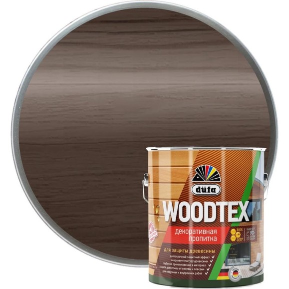 Пропитка Dufa Wood Tex палисандр, 3 л Н0000006081 Пропитка Dufa Wood Tex палисандр, 3 л Н0000006081