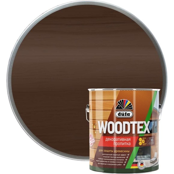 Пропитка Dufa Wood Tex венге, 3 л Н0000006319 Пропитка Dufa Wood Tex венге, 3 л Н0000006319