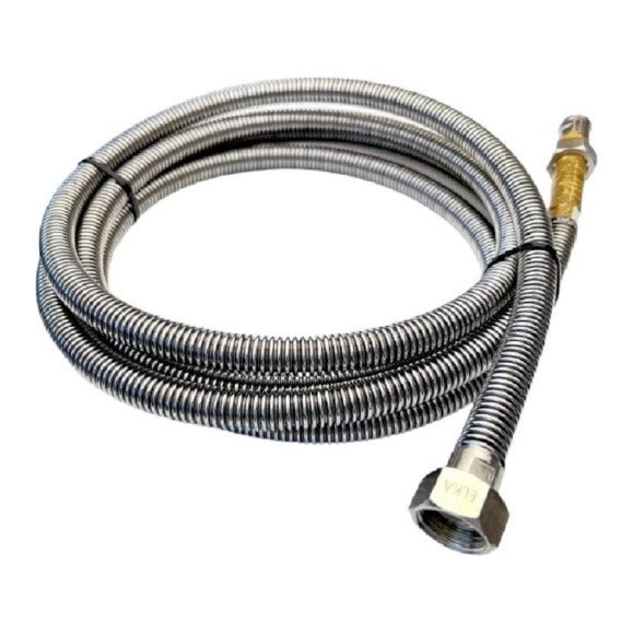 Сильфонная подводка для газа ELKA 1/2" 2,0 м., вн/вн 772049В