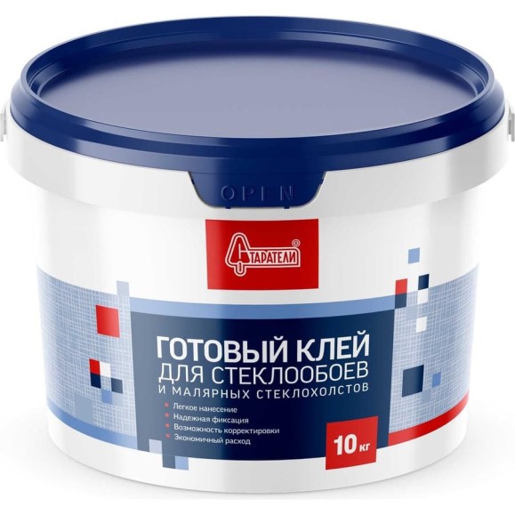 Готовый клей для стеклообоев и малярных стеклохолстов Старатели 10 кг 3277/5401 Готовый клей для стеклообоев и малярных стеклохолстов Старатели 10 кг 3277/5401