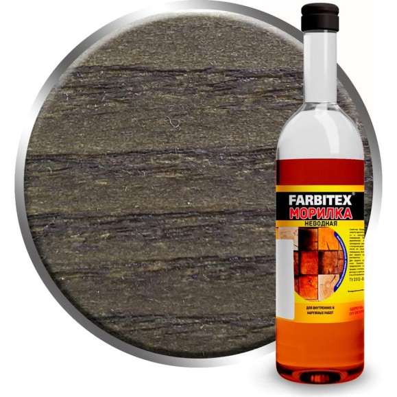 Морилка неводная Farbitex 0,5 л, 0,42 кг, Орех 4100017689