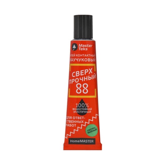 Контактный клей MASTERTEKS homemaster 88 каучуковый, сверхпрочный, 40 г 245715