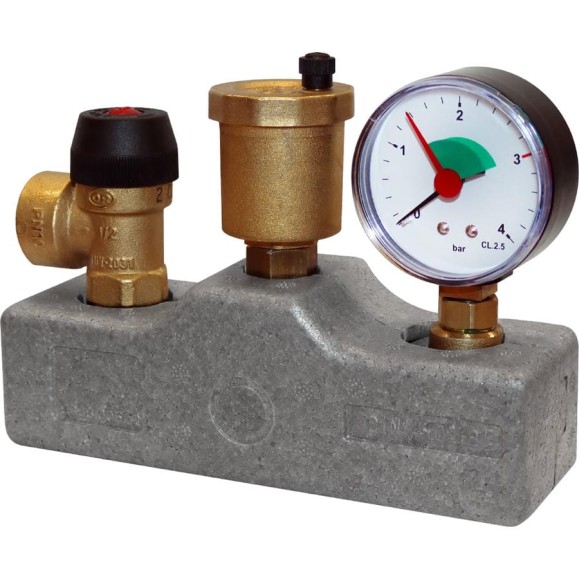 Группа безопасности котла STOUT Svs-0040-055032 1" (до 50 квт) (в теплоизоляции) (503.528) RG00919SFUVU40