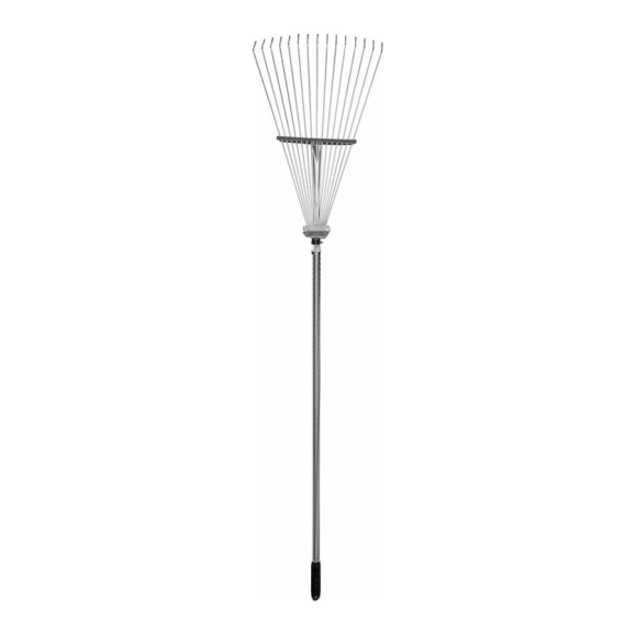 Веерные раздвижные грабли INBLOOM 15 зуб, 15-55x120 см, металл 167-015