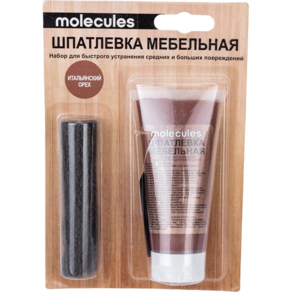 Мебельная шпатлевка Molecules итальянский орех KMLS757
