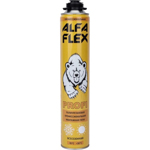 Пена ALFAFLEX Profi 65 пистолетная, всесезонная, до 65 л 528983