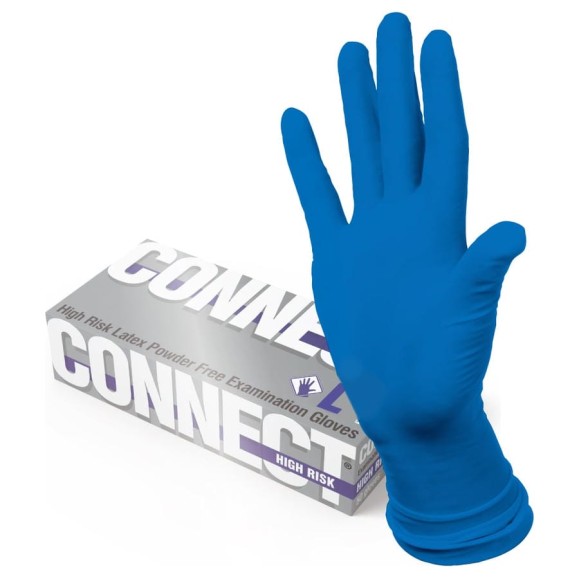 Латексные перчатки повышенной прочности CONNECT 50 шт., размер L CТ0000003300 Латексные перчатки повышенной прочности CONNECT 50 шт., размер L CТ0000003300