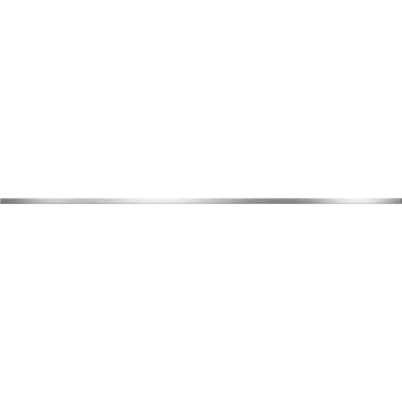 Бордюр Eletto Ceramica 1.2x70 см stainless steel silver 1 шт. 837451005 Бордюр Eletto Ceramica 1.2x70 см stainless steel silver 1 шт. 837451005