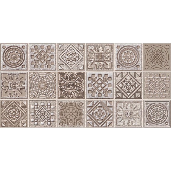 Декор Azori Ceramica grazia mocca nefertiti, 20.1x40.5 см, 1 шт. 585592001