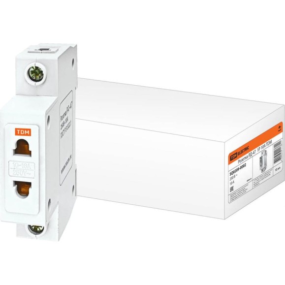 Розетка TDM ELECTRIC РД-47 1Р 10А SQ0209-0002 Розетка TDM ELECTRIC РД-47 1Р 10А SQ0209-0002