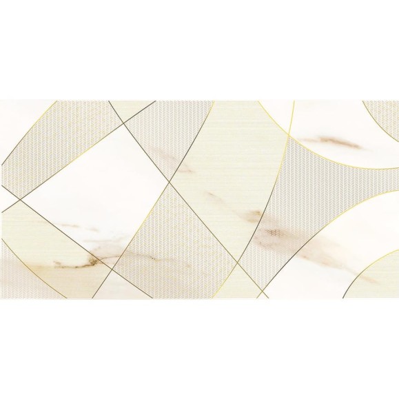Декор Azori Ceramica calacatta royal geometria, 31.5x63 см, 1 шт. 587912001