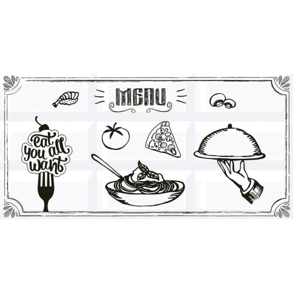 Декор Azori Ceramica vogue breakfast 4, 40.5x20.1 см, 1 шт. 583012014 Декор Azori Ceramica vogue breakfast 4, 40.5x20.1 см, 1 шт. 583012014