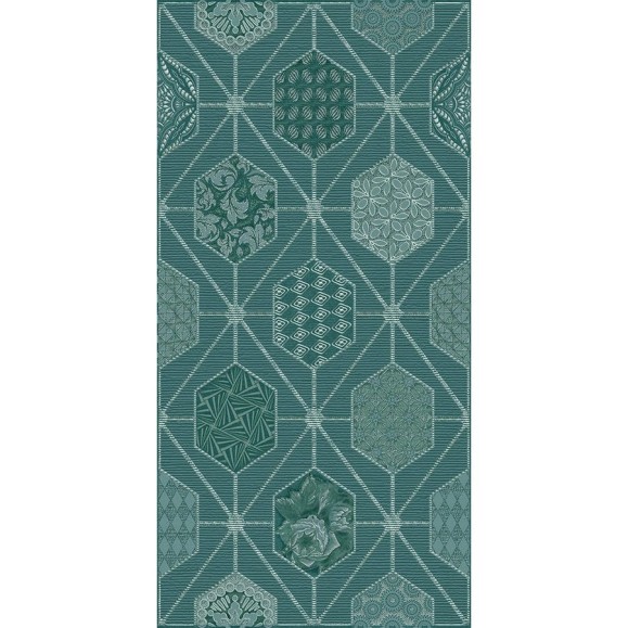 Декор Azori Ceramica devore indigo geometria, 31.5x63 см, 1 шт. 587162001 Декор Azori Ceramica devore indigo geometria, 31.5x63 см, 1 шт. 587162001