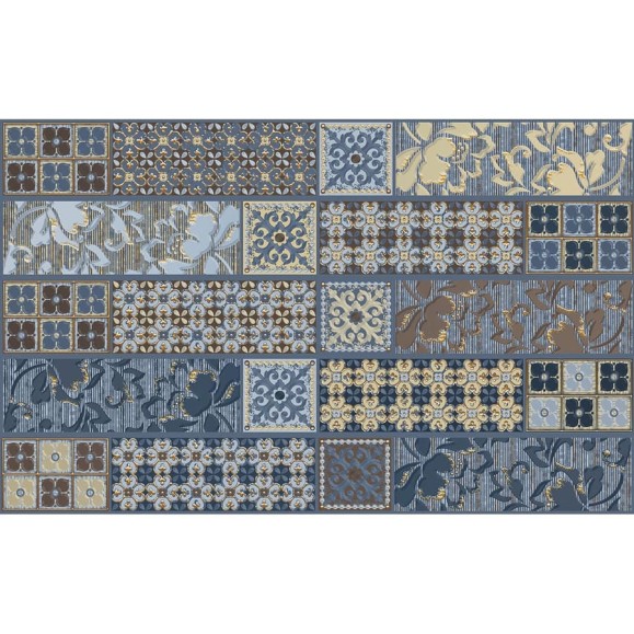 Декор Azori Ceramica камлот индиго эйша, 40.5x27.8 см, 1 шт. 582552002 Декор Azori Ceramica камлот индиго эйша, 40.5x27.8 см, 1 шт. 582552002