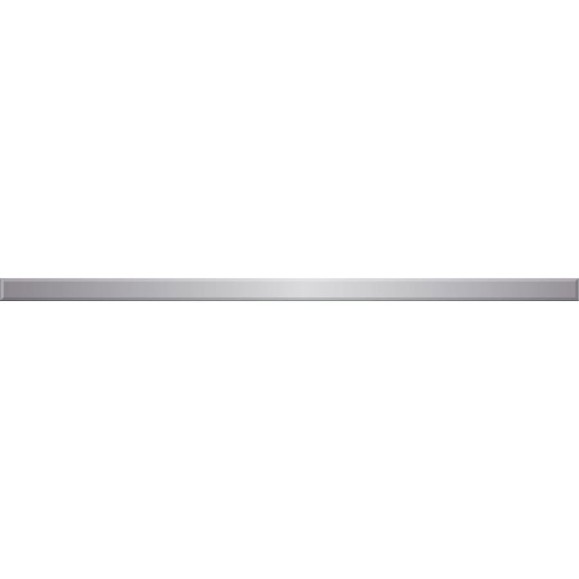 Бордюр Azori Ceramica stainless steel silver 2x63 см 1 шт. 837441007 Бордюр Azori Ceramica stainless steel silver 2x63 см 1 шт. 837441007