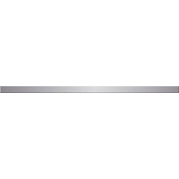 Бордюр Azori Ceramica stainless steel silver 2x50,5 см 1 шт. 837441005