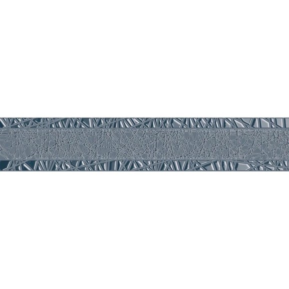 Бордюр Azori Ceramica камлот индиго крэш 27,8x5 см 1 шт. 582551003