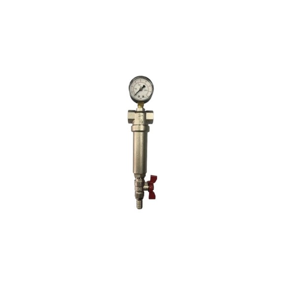Механический самопромывной фильтр с манометром KROMWELL 1/2 EU.ST6026035 12_k Механический самопромывной фильтр с манометром KROMWELL 1/2 EU.ST6026035 12_k