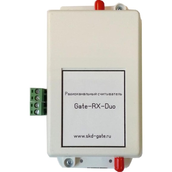 Совмещенный радиоканальный считыватель Gate rx-duo 4008100 Совмещенный радиоканальный считыватель Gate rx-duo 4008100