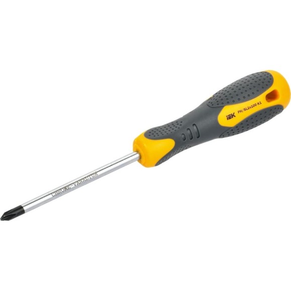 Отвертка IEK Arma2l 3 PH/SL2x100 k1 A2L3-SC10-K1-HS-20-100 Отвертка IEK Arma2l 3 PH/SL2x100 k1 A2L3-SC10-K1-HS-20-100
