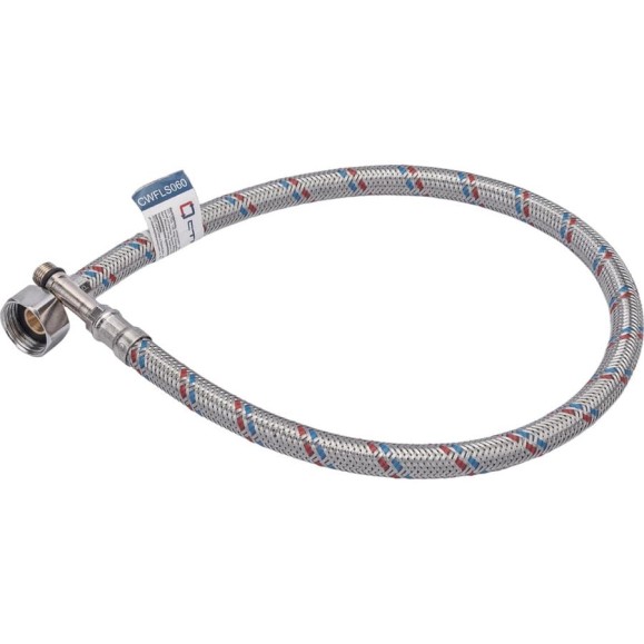 Подводка для смесителей СТМ сталь, 1/2xM10x60 см., длинный штуцер CWFLS060