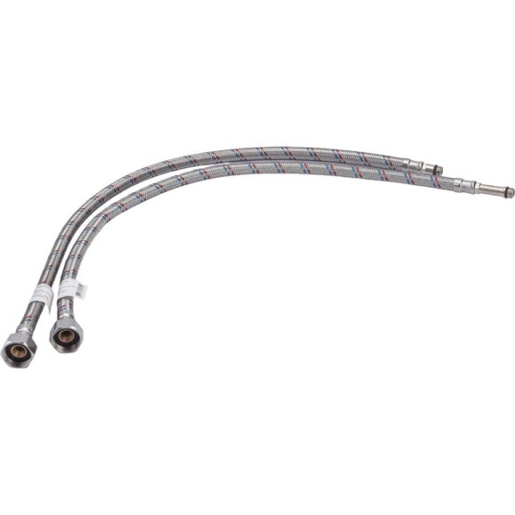 Подводка СТМ для смесителя, сталь, 1/2xM10x 60 см, пара CWFHS060