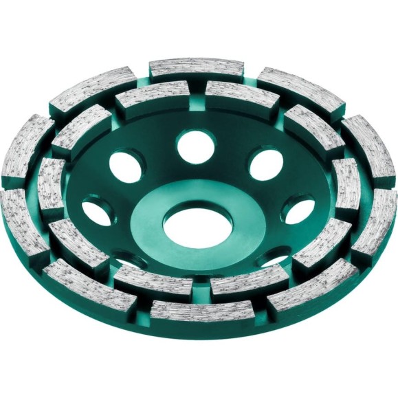 Двухрядная алмазная чашка KRAFTOOL Industrial Double 125 мм 33369-125 Двухрядная алмазная чашка KRAFTOOL Industrial Double 125 мм 33369-125