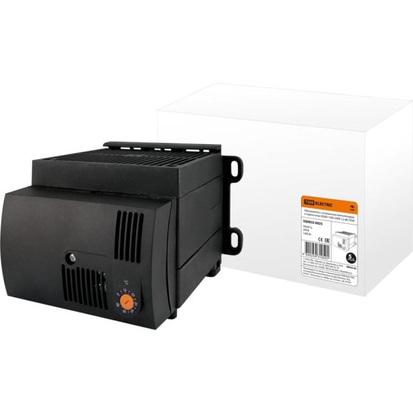 Обогреватель с встроенным вентилятором и термостатом TDM ELECTRIC ОШВт-1200 240В 1,2 кВт SQ0832-0025