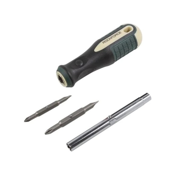Комбинированная отвертка Rockforce 1/4", 5/16" в блистере RF-32806MR(51677) Комбинированная отвертка Rockforce 1/4", 5/16" в блистере RF-32806MR(51677)