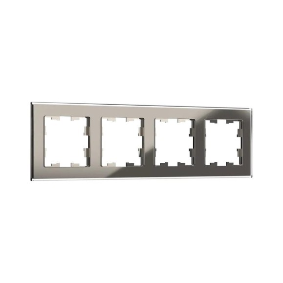 4-местная рамка IEK Brite ру-4-2-брд стекло дымчатый BR-M42-G-K30 4-местная рамка IEK Brite ру-4-2-брд стекло дымчатый BR-M42-G-K30