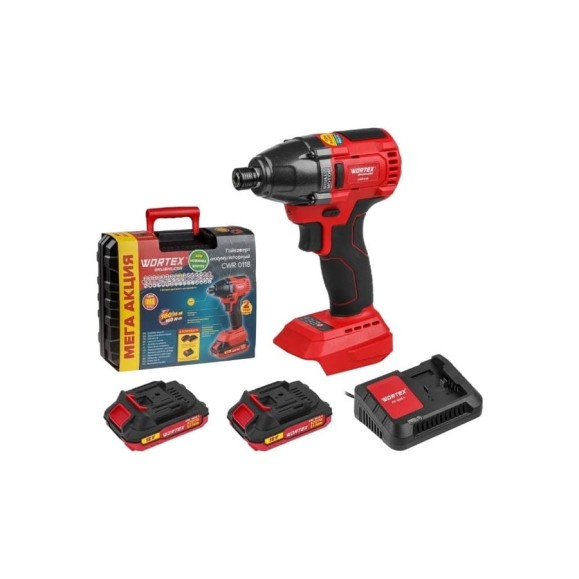Ударный аккумуляторный шуруповерт-винтоверт WORTEX CWR 0118 ALL1 0329286