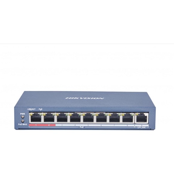 Неуправляемый PoE-коммутатор Hikvision Ethernet, PoE DS-3E0109P-E C УТ-00017152 Неуправляемый PoE-коммутатор Hikvision Ethernet, PoE DS-3E0109P-E C УТ-00017152