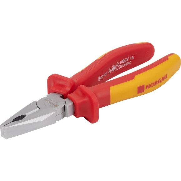 Комбинированные пассатижи NORGAU тип VDE N246VDE-180 180 мм 067201118 Комбинированные пассатижи NORGAU тип VDE N246VDE-180 180 мм 067201118