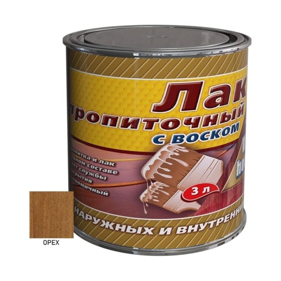 Пропиточный лак с воском White House (орех; 3 л) 15469 Пропиточный лак с воском White House (орех; 3 л) 15469