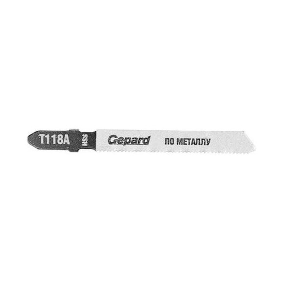 Пилка по металлу T118А 2 шт для электролобзика Gepard GP0612-01