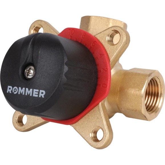 3-х ходовой смесительный клапан ROMMER 1/2, kvs 2.5 Rvm-0003-002515 RG0091K407SH74 3-х ходовой смесительный клапан ROMMER 1/2, kvs 2.5 Rvm-0003-002515 RG0091K407SH74