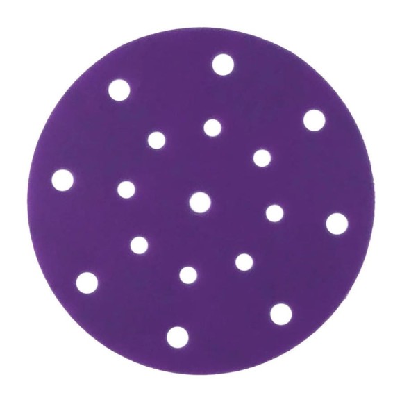 Круг абразивный Violet 150 мм, 50 шт, 17 отв, P 40, керамическое зерно Н7 H7 384875 Круг абразивный Violet 150 мм, 50 шт, 17 отв, P 40, керамическое зерно Н7 H7 384875