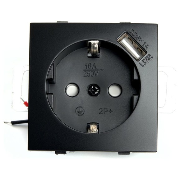 1-местная розетка STEKKER с заземлением (механизм) с USB, серия Эрна, PST16-9111-03 49155 1-местная розетка STEKKER с заземлением (механизм) с USB, серия Эрна, PST16-9111-03 49155