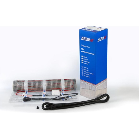 Нагревательный мат ДЕВИ Comfort Mat-150T 225 Вт, 230 В, 1,5 м2 140F1744R Нагревательный мат ДЕВИ Comfort Mat-150T 225 Вт, 230 В, 1,5 м2 140F1744R