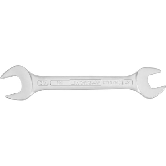 Двусторонний рожковый ключ NORGAU тип N6-24x30 24х30, длина 279 мм 060107229 Двусторонний рожковый ключ NORGAU тип N6-24x30 24х30, длина 279 мм 060107229