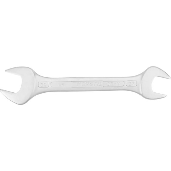 Двусторонний рожковый ключ NORGAU тип N6-27x30, 27х30, длина 286 мм 060107241 Двусторонний рожковый ключ NORGAU тип N6-27x30, 27х30, длина 286 мм 060107241